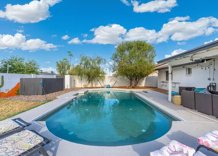 Ferienhaus 3bd Pool Hot Tub Garage Full Kitchen Asu Tempe